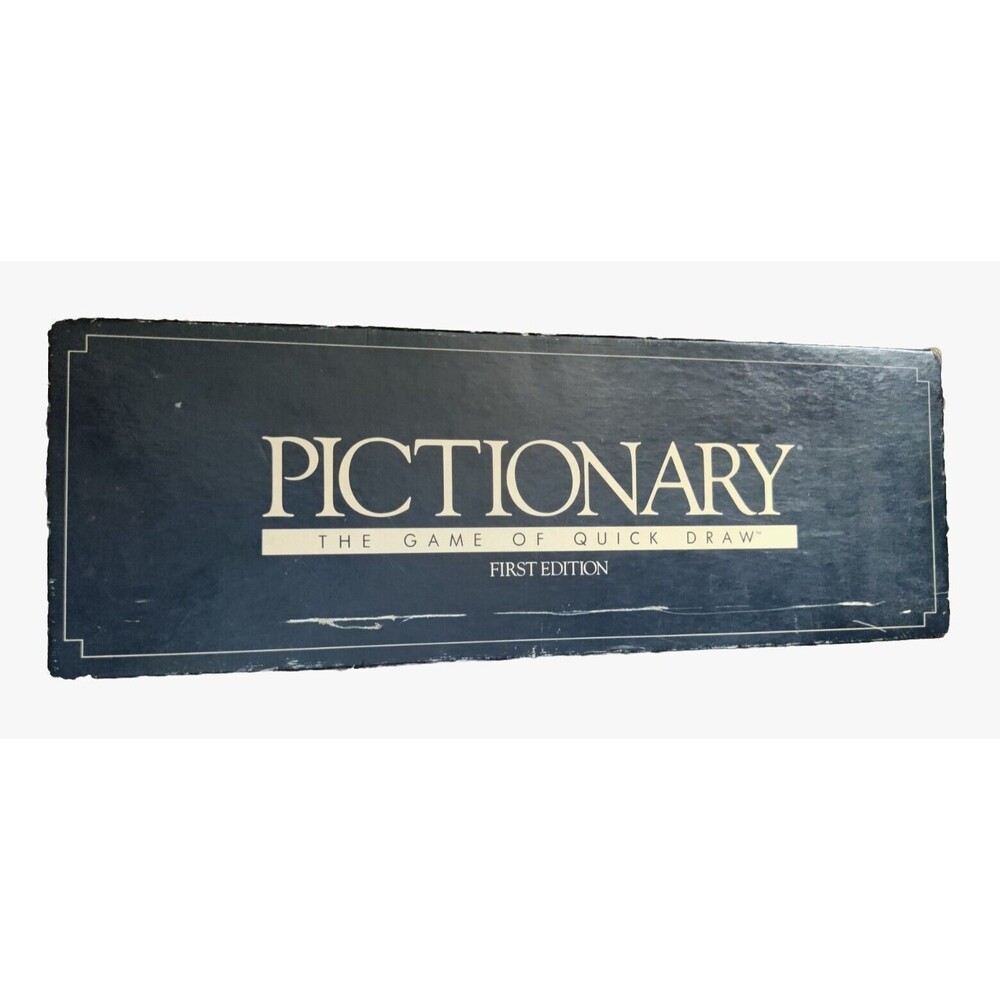 Vintage 1985 Pictionary The Game of Quick Draw 1st Ed REPLACEMENT EMPTY BOX ONLY